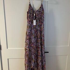 ASTR The Label Maxi Dress with Gold Chain Straps! New with tags! Size Small